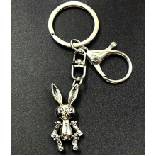 Keychain "Gothic rabbit"